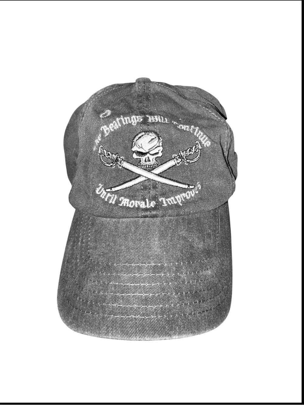 Pirates The Beatings Will Continue Until Morale Improves Adjustable Hat OS